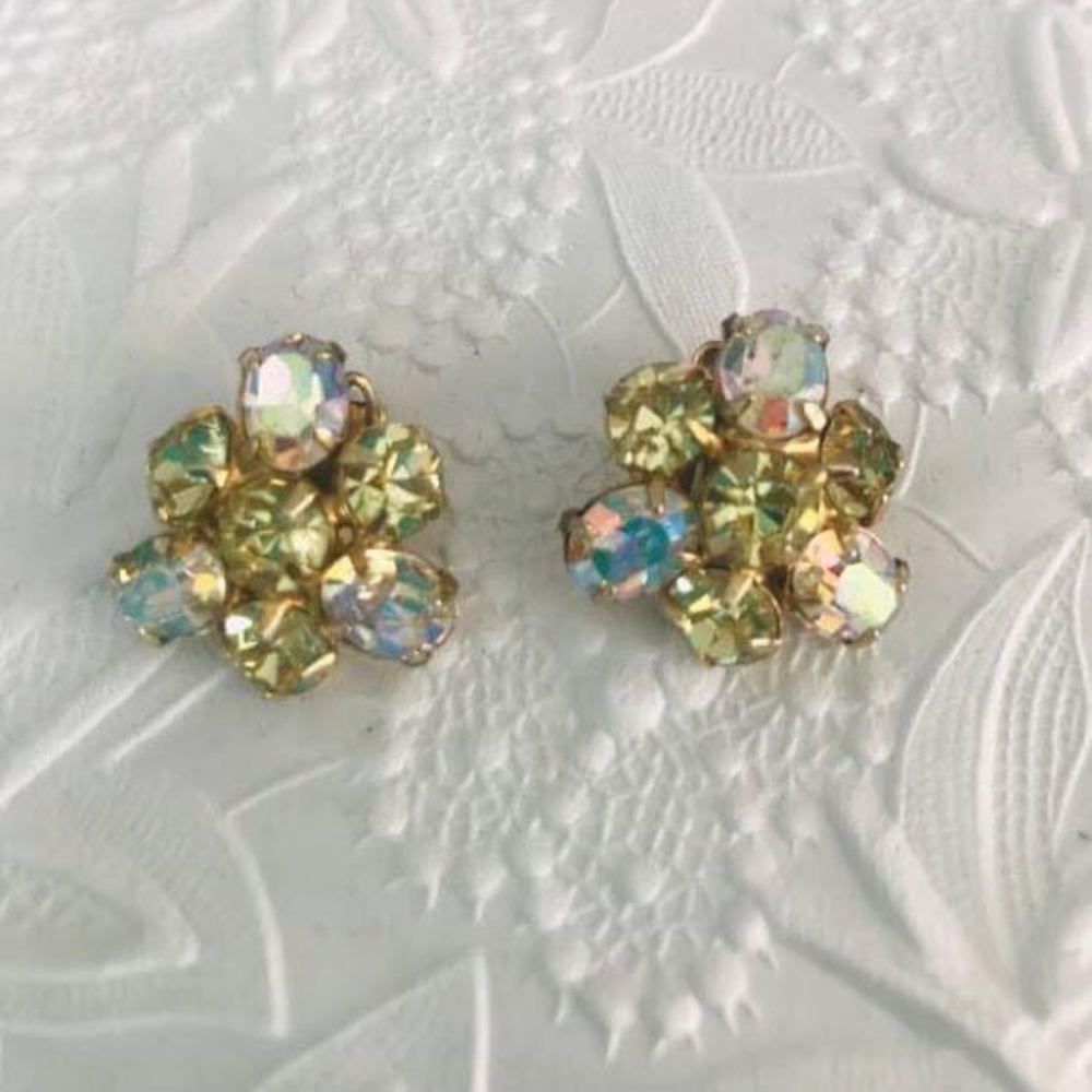 Fabulous Vintage Juliana Citrine Earring Set